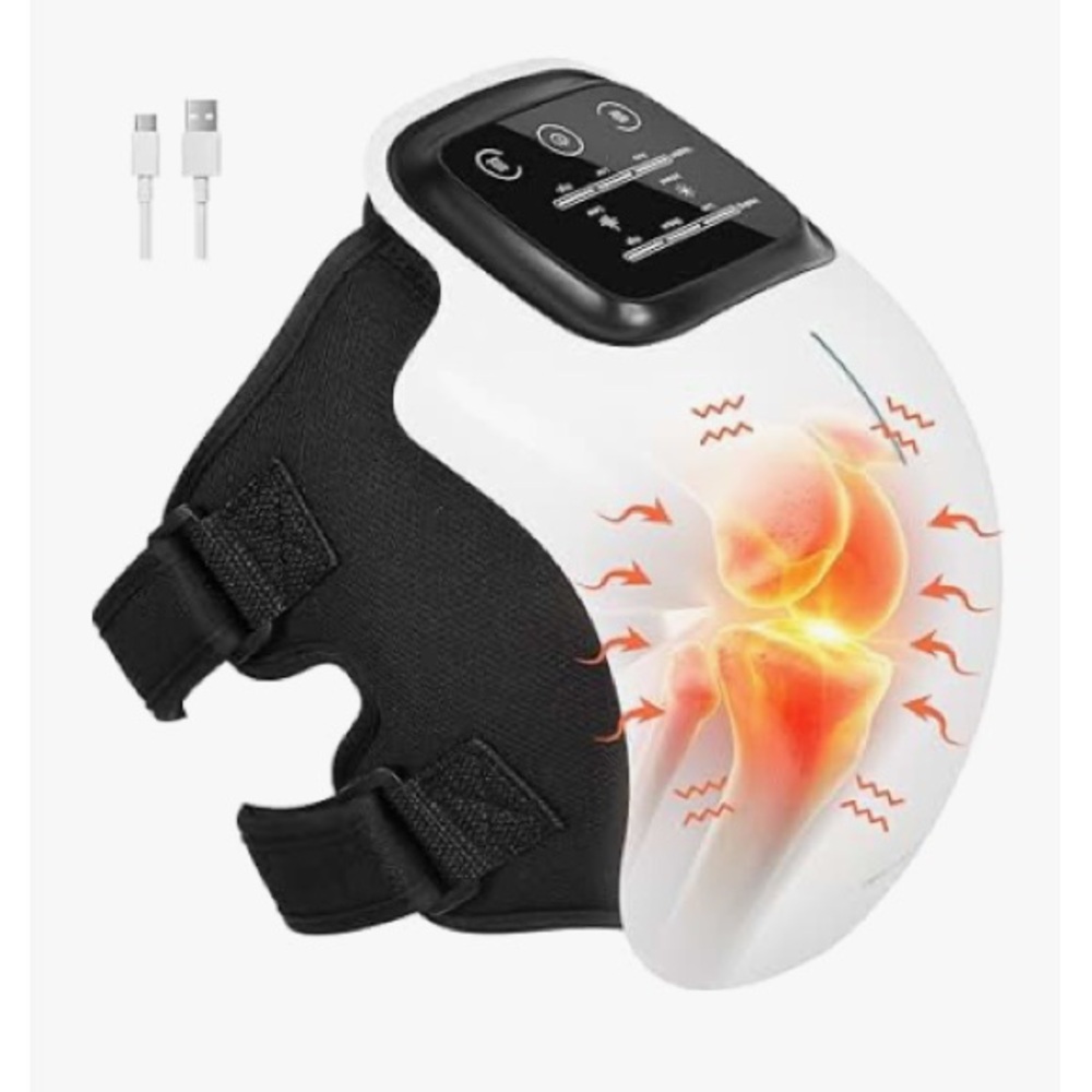 Black and White Knee Massager